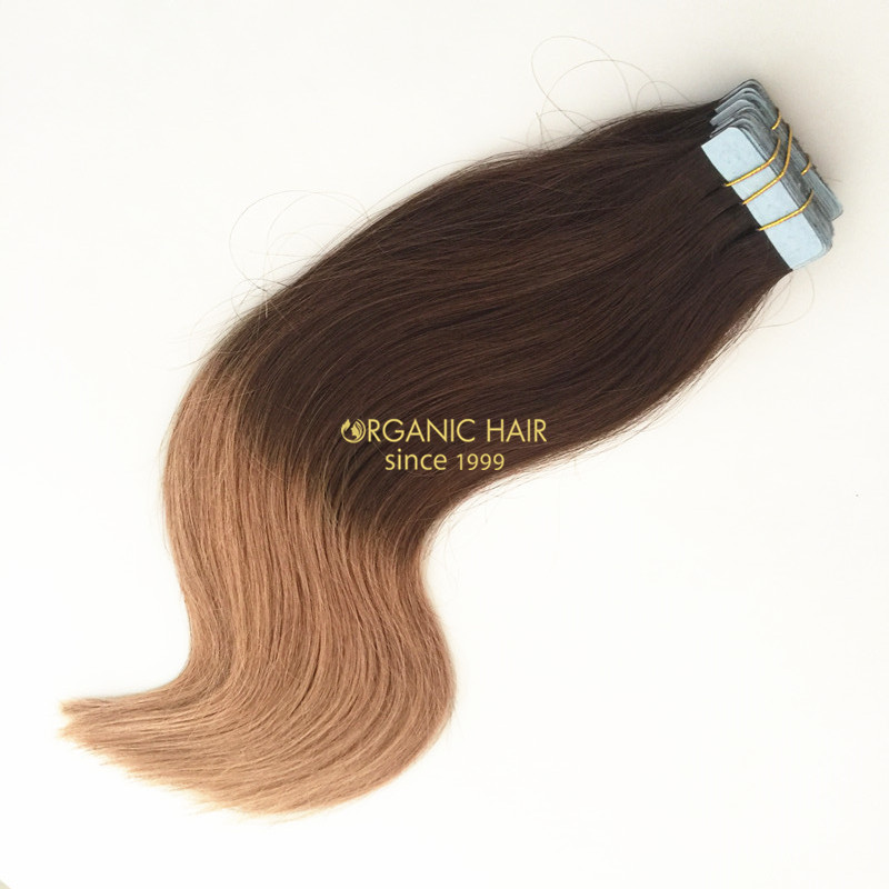 bohemian hair factory tape in hair extensions  